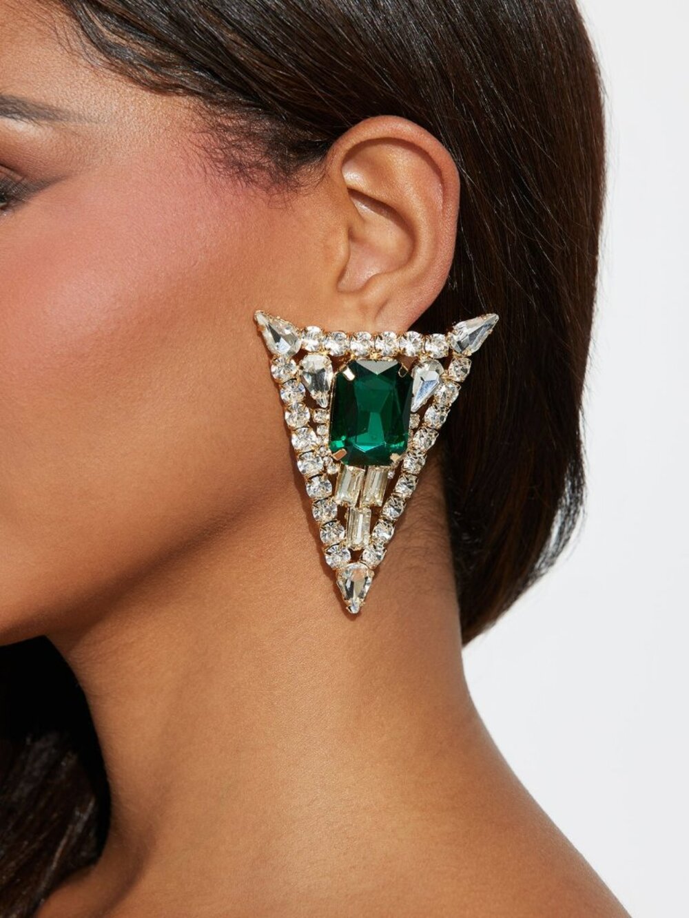 Piercing Gaze Earrings - Gold